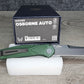 B-USA 9400BK OSBOURN* AUTO. GREEN ALUMINUM. MADE on a BENCH in Oregon