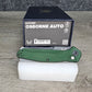 B-USA 9400BK OSBOURN* AUTO. GREEN ALUMINUM. MADE on a BENCH in Oregon