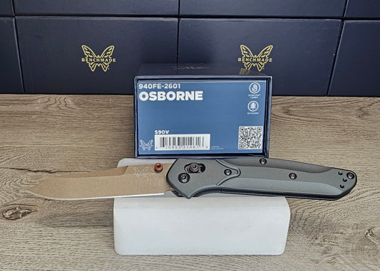 B-USA 940FE-2601  OSBOURN*  Taiga Green aluminum. MADE on a BENCH in Oregon
