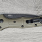 B-USA 9070BK-1  CLAYM*RE AUTO OPENING (NON 0TF) RANGER GREEN  KNIFE . MADE on a BENCH in Oregon