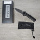 B-USA 9070BK CLAYM*RE AUTO OPENING (NON 0TF) BLACK KNIFE . MADE on a BENCH in Oregon