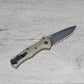 B-USA 9570bk-1 Mini CLAYM*RE AUTO OPENING (NON 0TF) RANGER GREEN  KNIFE . MADE on a BENCH in Oregon