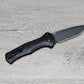 B-USA 9570bk Mini CLAYM*RE AUTO OPENING (NON 0TF) BLACK  KNIFE . MADE on a BENCH in Oregon