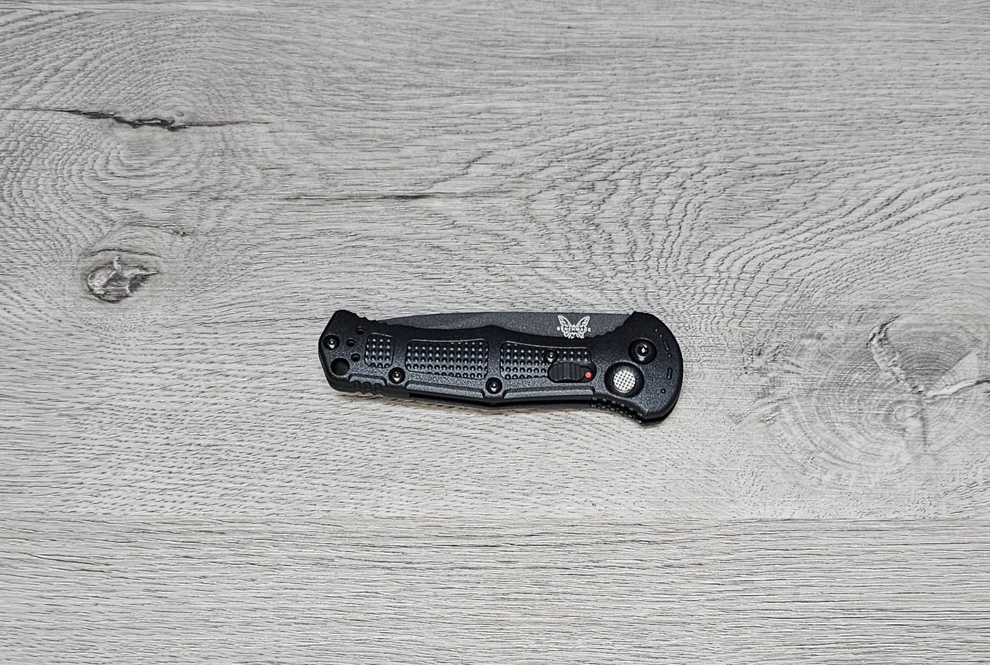 B-USA 9570bk Mini CLAYM*RE AUTO OPENING (NON 0TF) BLACK  KNIFE . MADE on a BENCH in Oregon