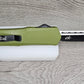 ESSENTIAL KNIVES "THE ESSENTIAL 9" OD GREEN Out The Front Knife TANTO Blade