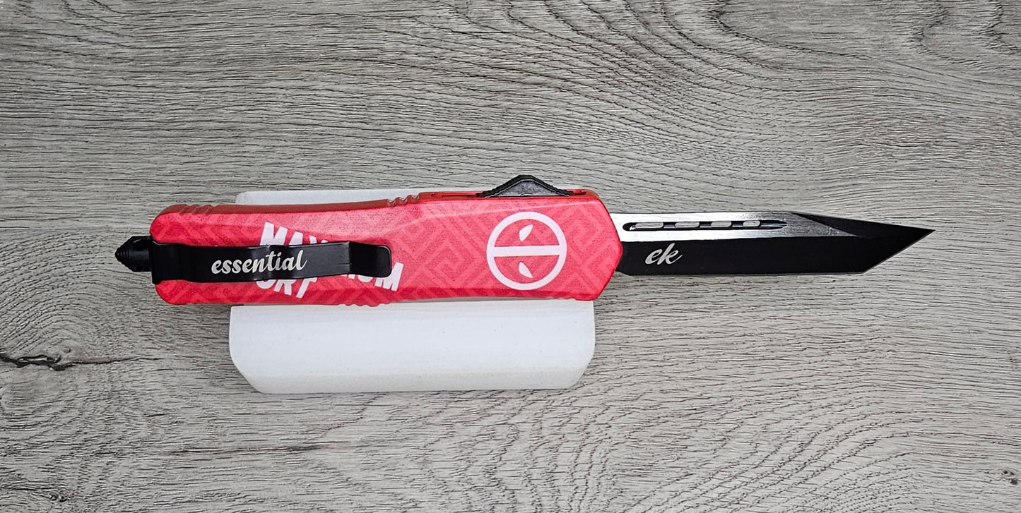 ESSENTIAL KNIVES "THE ESSENTIAL 9" MAXIMUM EFFORT  Out The Front Knife TANTO  Blade