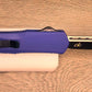 ESSENTIAL KNIVES "THE ESSENTIAL 9" PURPLE Out The Front Knife Tanto Blade