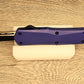 ESSENTIAL KNIVES "THE ESSENTIAL 9" PURPLE Out The Front Knife Tanto Blade