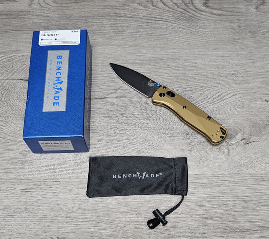 B-USA 535BK-07 BUGO*T  BURNT BRASS ALUMINUM MADE on a BENCH in Oregon