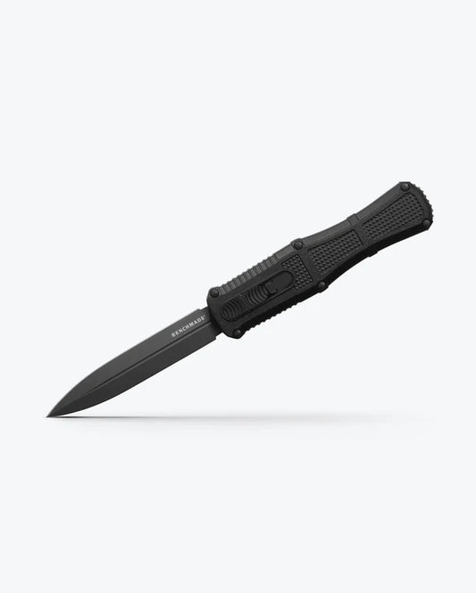 BENCHMADE CLAYMORE BLACK GRIVORY OUT THE FRONT DAGGER #3370GY