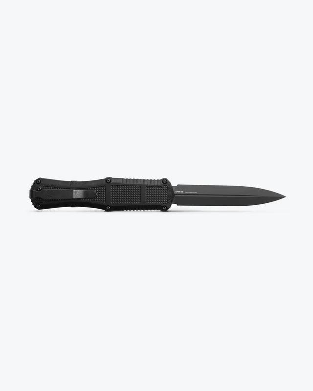 BENCHMADE CLAYMORE BLACK GRIVORY OUT THE FRONT DAGGER #3370GY