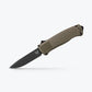 BENCHMADE SHOOTOUT RANGER GREEN GRIVORYDROP POINT  OUT THE FRONT KNIFE #5371 BK-01