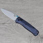 B-USA  535SL-13 BUGO*T  BLUE ALUMINUM MADE on a BENCH in Oregon