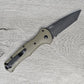 B-USA 9070SBK-1 CLAYM*RE AUTO OPENING (NON 0TF) RANGER GREEN SERRATED KNIFE . MADE on a BENCH in Oregon