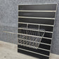 CHROME SHALLOW WIRE BASKET 12X12X4" FOR SLATWALL OR PEGBOARD #SW-SBSKC
