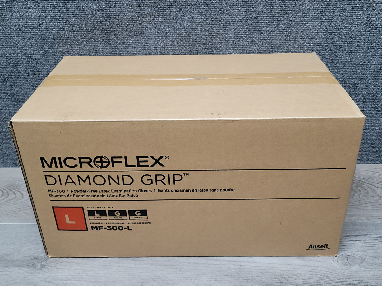 MIcroflex Diamond  Grip Large 10 boxes of 100 Count  Latex Gloves