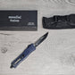 ESSENTIAL KNIVES "THE ESSENTIAL 7" BLUE Out The Front Knife DROP POINT Blade
