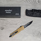 ESSENTIAL KNIVES "THE ESSENTIAL 7" COYOTE Out The Front Knife DROP POINT Blade