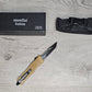 ESSENTIAL KNIVES "THE ESSENTIAL 7" COYOTE Out The Front Knife TANTO Blade