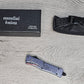 ESSENTIAL KNIVES "THE ESSENTIAL 7" GRAY P40 Out The Front Knife TANTO SERRATED Blade