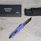 ESSENTIAL KNIVES "THE ESSENTIAL 7" PURPLE Out The Front Knife TANTO Blade
