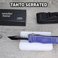ESSENTIAL KNIVES "THE ESSENTIAL 7" PURPLE  Out The Front Knife 4 BLADE TYPES
