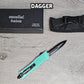 ESSENTIAL KNIVES "THE ESSENTIAL 7" TIFFANY BLUE Out The Front Knife 3 BLADE TYPES