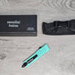 ESSENTIAL KNIVES "THE ESSENTIAL 7" TIFFANY BLUE Out The Front Knife DROP POINT Blade