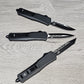 ESSENTIAL KNIVES "THE ESSENTIAL 9" BLACK PACK: 1 OF EACH DAGGER, DROP POINT, TANTO