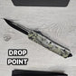 ESSENTIAL KNIVES "THE ESSENTIAL 9" CAMO Out The Front Knife 4 BLADE TYPES