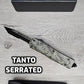 ESSENTIAL KNIVES "THE ESSENTIAL 9" CAMO Out The Front Knife 4 BLADE TYPES
