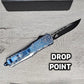 ESSENTIAL KNIVES "THE ESSENTIAL 9" COBALT Out The Front Knife 4 BLADE TYPES