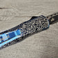 ESSENTIAL KNIVES "THE ESSENTIAL 9" COBALT  Out The Front Knife TANTO SERRATED Blade