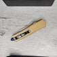 ESSENTIAL KNIVES "THE ESSENTIAL 9" COYOTE Out The Front Knife Tanto Blade