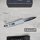 ESSENTIAL KNIVES "THE ESSENTIAL 9" GRANITE Out The Front Knife 4 BLADE TYPES