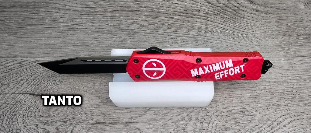 ESSENTIAL KNIVES "THE ESSENTIAL 9"  MAXIMUM EFFORT Out The Front Knife 4 BLADE TYPES