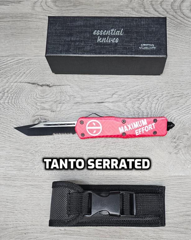 ESSENTIAL KNIVES "THE ESSENTIAL 9"  MAXIMUM EFFORT Out The Front Knife 4 BLADE TYPES