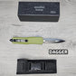 ESSENTIAL KNIVES "THE ESSENTIAL 9" OD GREEN Out The Front Knife 3 BLADE TYPES