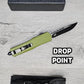 ESSENTIAL KNIVES "THE ESSENTIAL 9" OD GREEN Out The Front Knife 3 BLADE TYPES