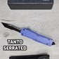 ESSENTIAL KNIVES "THE ESSENTIAL 9" PURPLE Out The Front Knife 3 BLADE TYPES