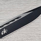 ESSENTIAL KNIVES "THE ESSENTIAL 9" RED  Out The Front Knife DROP POINT  Blade