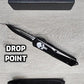 ESSENTIAL KNIVES "THE ESSENTIAL 9" SKULL Out The Front Knife 4 BLADE TYPES