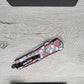 ESSENTIAL KNIVES "THE ESSENTIAL 9" SKULLS N ROSES  Out The Front Knife Tanto Blade
