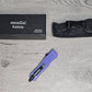 ESSENTIAL KNIVES "THE ESSENTIAL 7" PURPLE Out The Front Knife TANTO SERRATED Blade