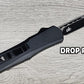 ESSENTIAL KNIVES "THE ESSENTIAL 9" BLACK Out The Front Knife 3 BLADE TYPES