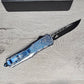 ESSENTIAL KNIVES "THE ESSENTIAL 9" COBALT  Out The Front Knife DROP POINT Blade