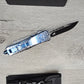 ESSENTIAL KNIVES "THE ESSENTIAL 9" COBALT  Out The Front Knife DROP POINT Blade