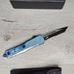 ESSENTIAL KNIVES "THE ESSENTIAL 9" COBALT  Out The Front Knife TANTO SERRATED Blade