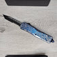 ESSENTIAL KNIVES "THE ESSENTIAL 9" COBALT  Out The Front Knife TANTO SERRATED Blade