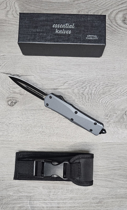 ESSENTIAL KNIVES "THE ESSENTIAL 9" GRANITE Out The Front Knife DAGGER  Blade
